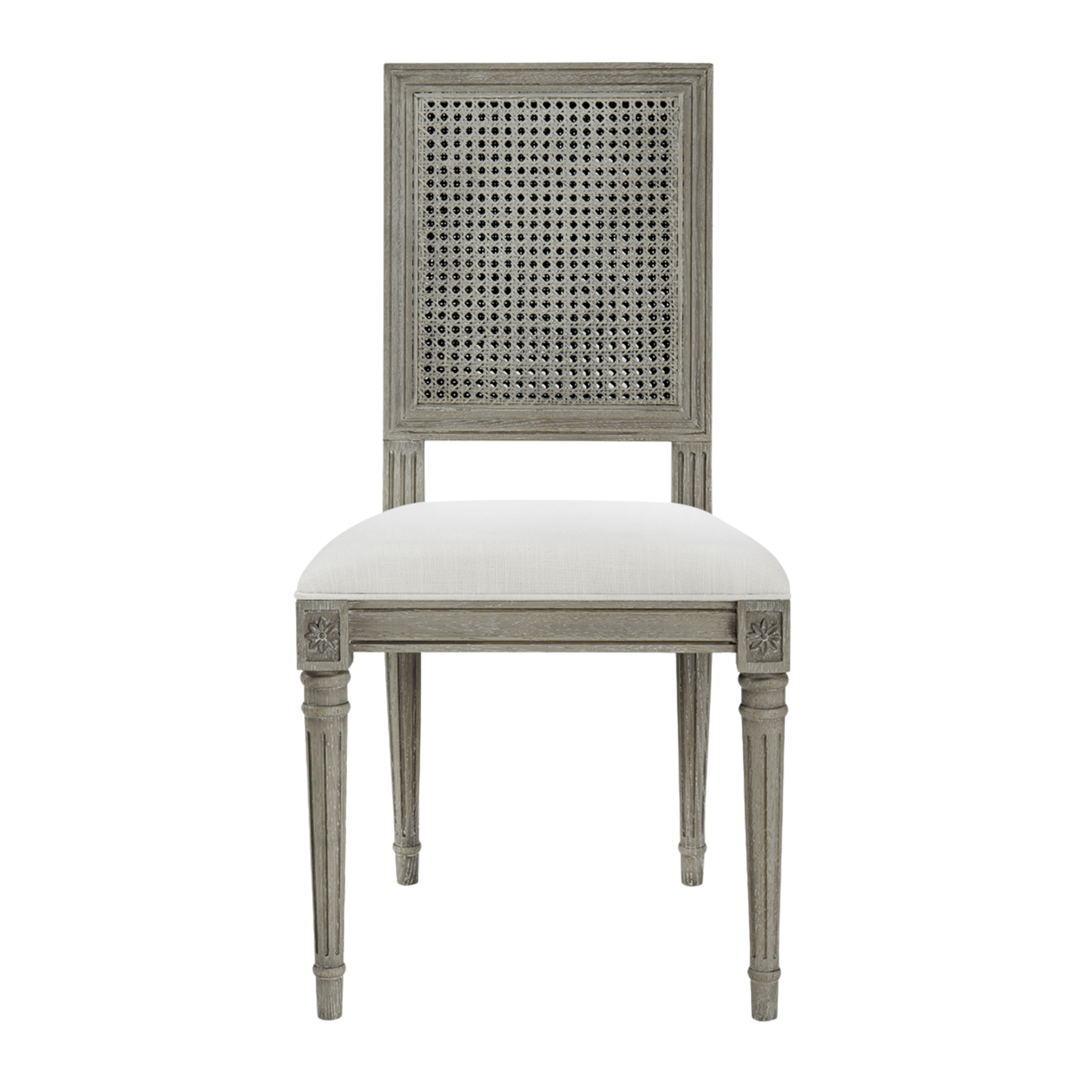 Annette Side Chair - Modern Accent Chair for Dining Room, Living Room & Office - Comfortable Upholstered Seat with Wooden Legs - Perfect for Home Decor & Small Spaces