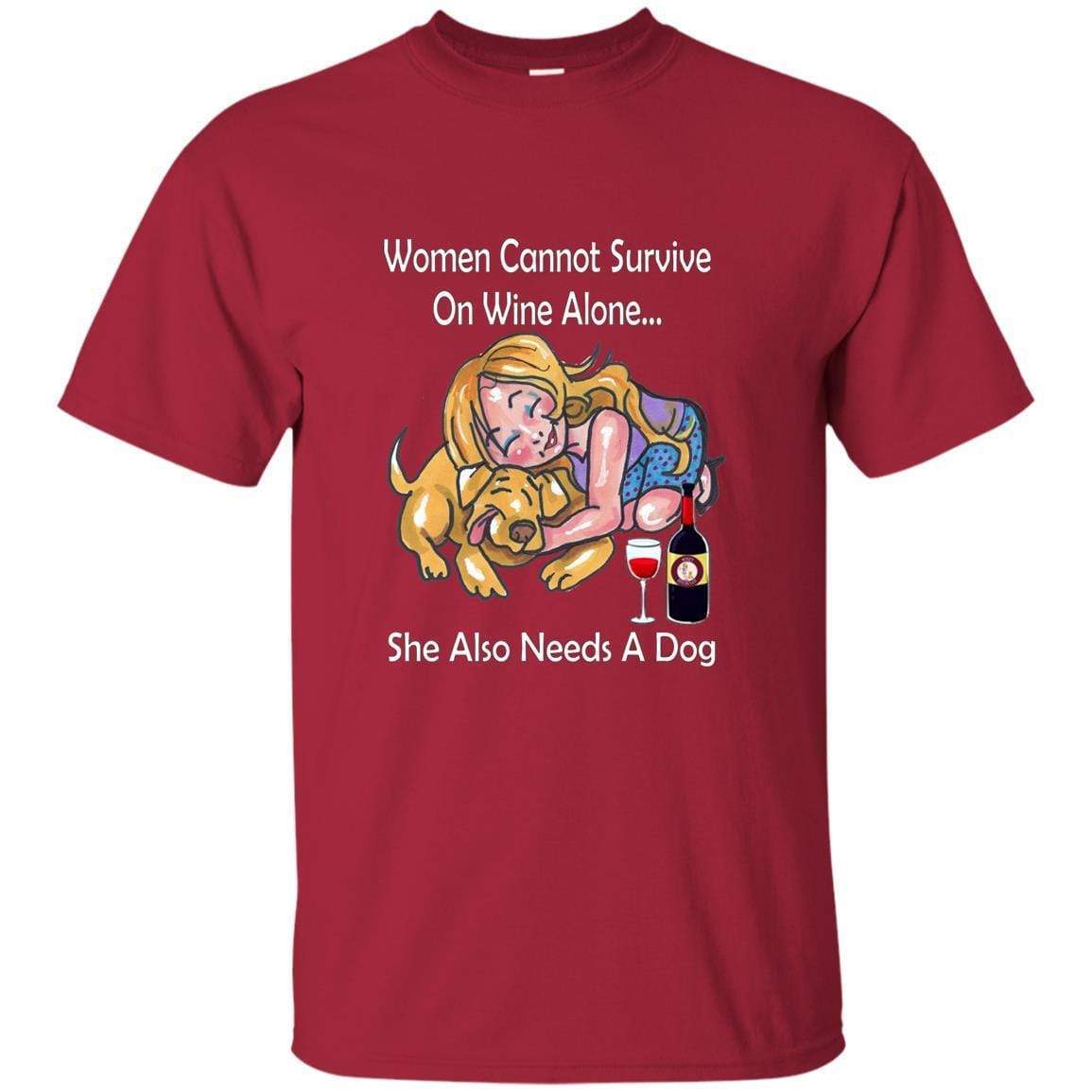 WineyBitches.co Funny Wine Lover T-Shirt - 100% Ultra Cotton Comfortable Women's Tee - Perfect for Wine Tasting Parties & Girls Night Out