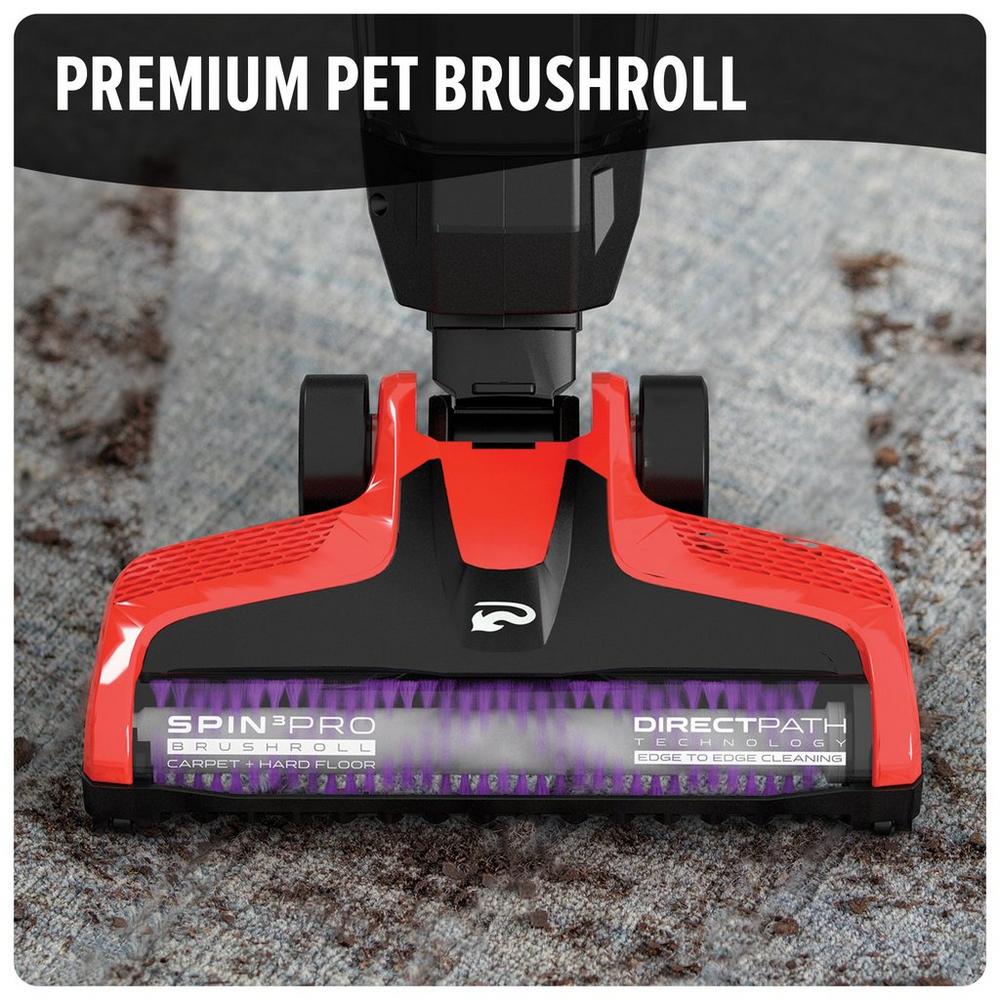 Power Swerve Pet Stick Vacuum - Lightweight Cordless Vacuum for Pet Hair, Hard Floors & Carpets - Perfect for Home, Office & Car Cleaning