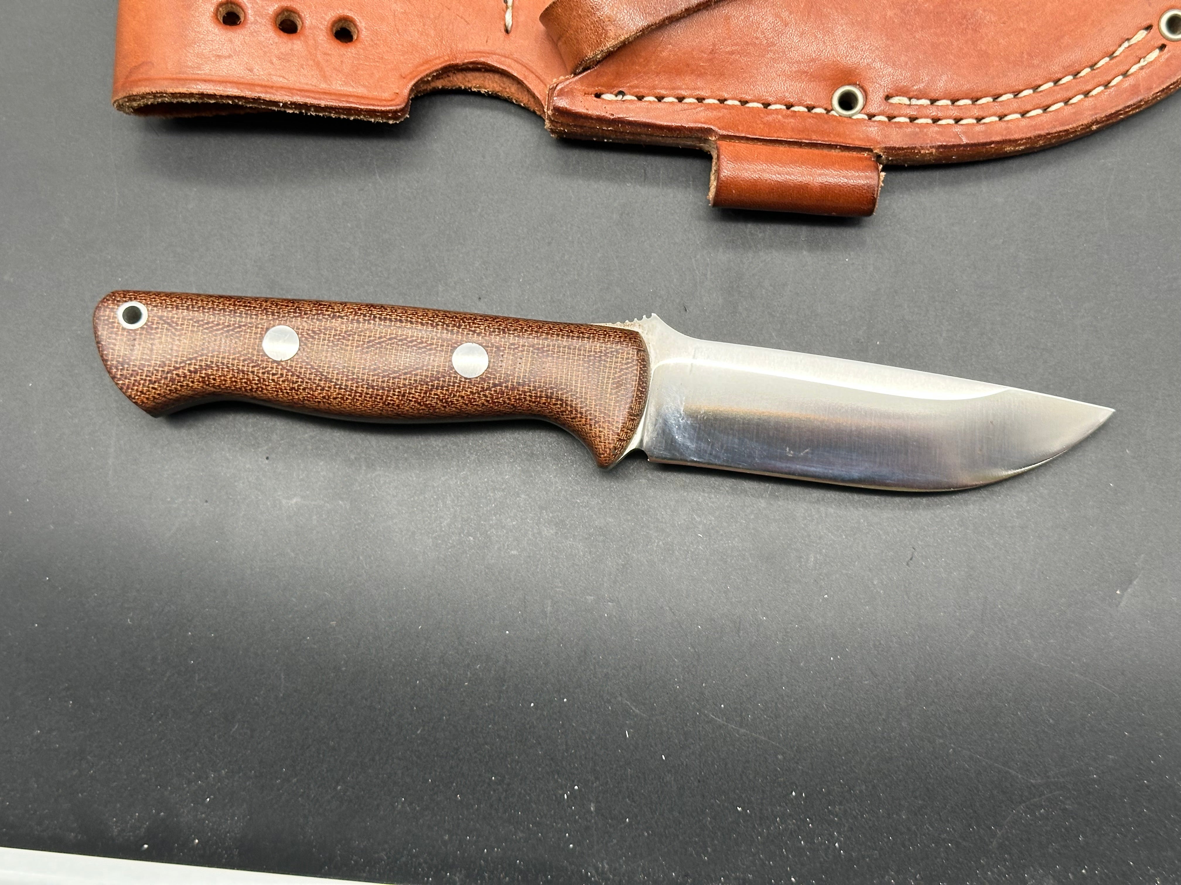 Bark River Bravo A2 Knife - High-Quality Outdoor Survival Blade for Hunting, Camping & Bushcraft | Durable Fixed Blade Knife for Tactical, EDC & Adventure Use