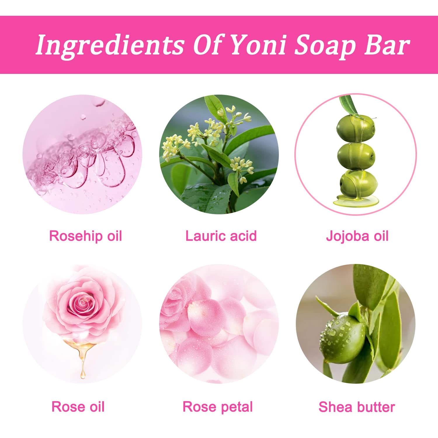 Organic Yoni Soap Bar for Women - 100% Natural Vaginal Wash (2 Pack, 3.53oz) with Foaming Net | pH Balanced Feminine Hygiene Soap for Intimate Care & Odor Control | Perfect for Daily Use, Travel & Post-Workout Refreshment
