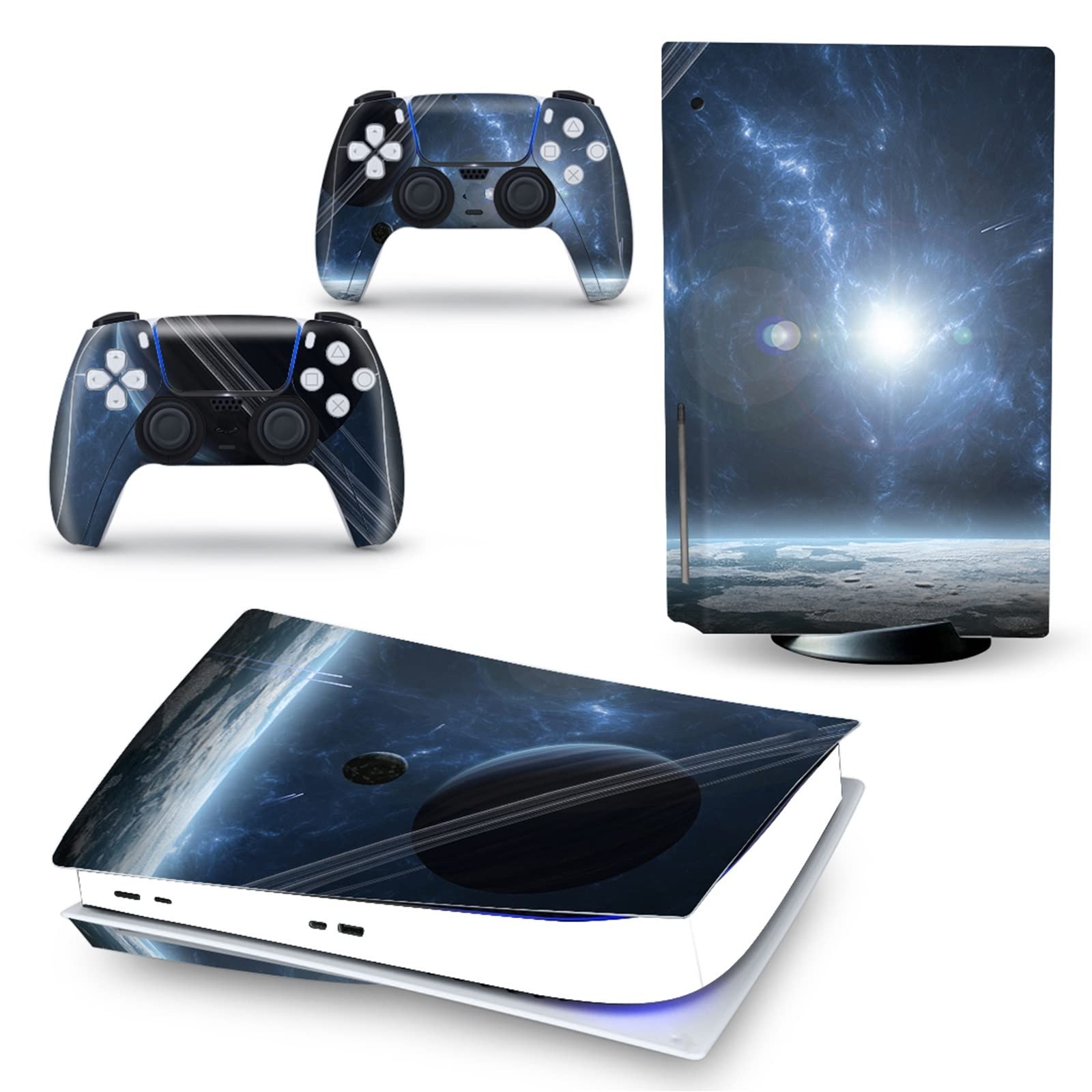 Anime PS5 Disk Edition Console Skin & Controller Vinyl Protector - Scratch-Resistant, Bubble-Free Cover for Gaming Protection | Perfect for PS5 Gaming Setup & Display