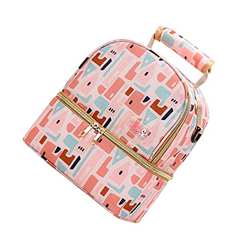 **Waterproof Nylon Diaper Backpack for Moms - Large Baby Bag with Insulated Breast Pump Pocket, Travel & Work Backpack for Nursing Mothers - Perfect for Daycare, Outings & Business Trips**