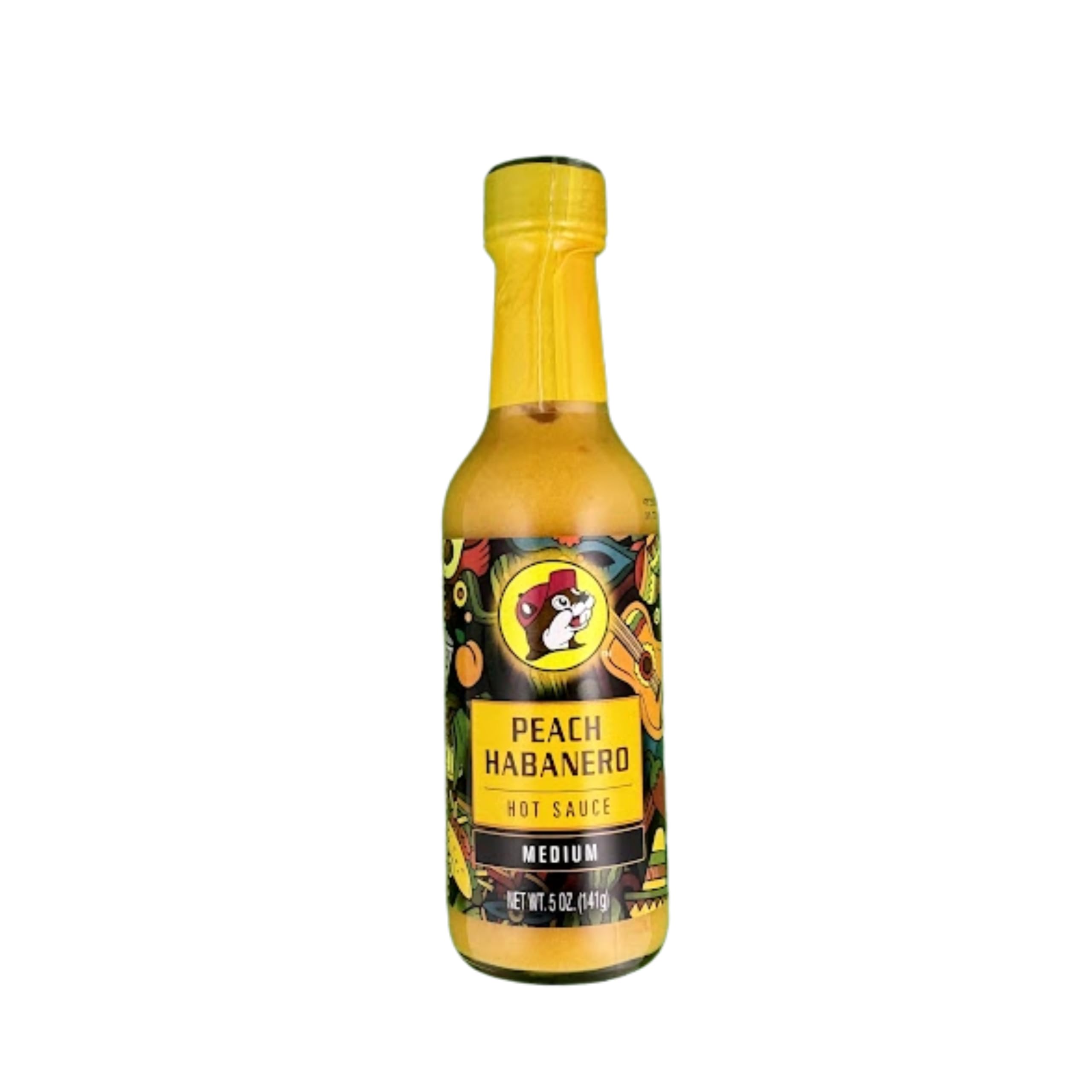 Buc-ee's Peach Habanero Hot Sauce - Spicy & Sweet Gourmet Hot Sauce for Tacos, Wings & BBQ - Perfect for Gifts & Home Cooking