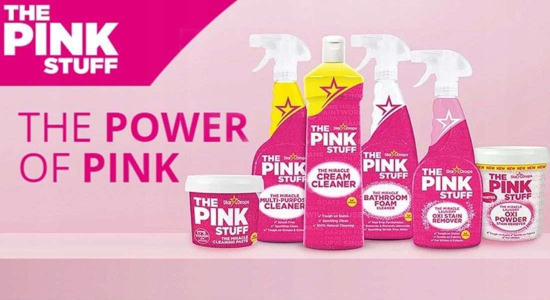 Stardrops The Pink Stuff Miracle All-Purpose Floor Cleaner 33.8 fl oz - Powerful Stain Remover for Tile, Vinyl & Hardwood Floors - Ideal for Kitchen, Bathroom & High-Traffic Areas