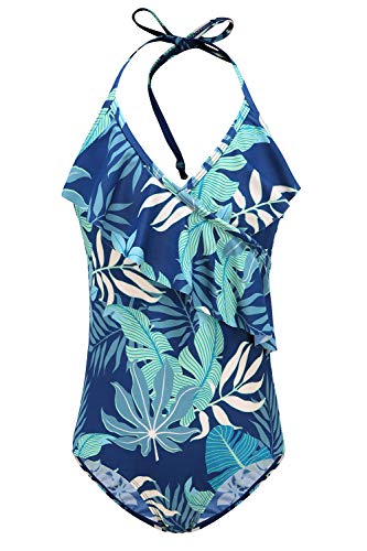 Navy Floral/Halter