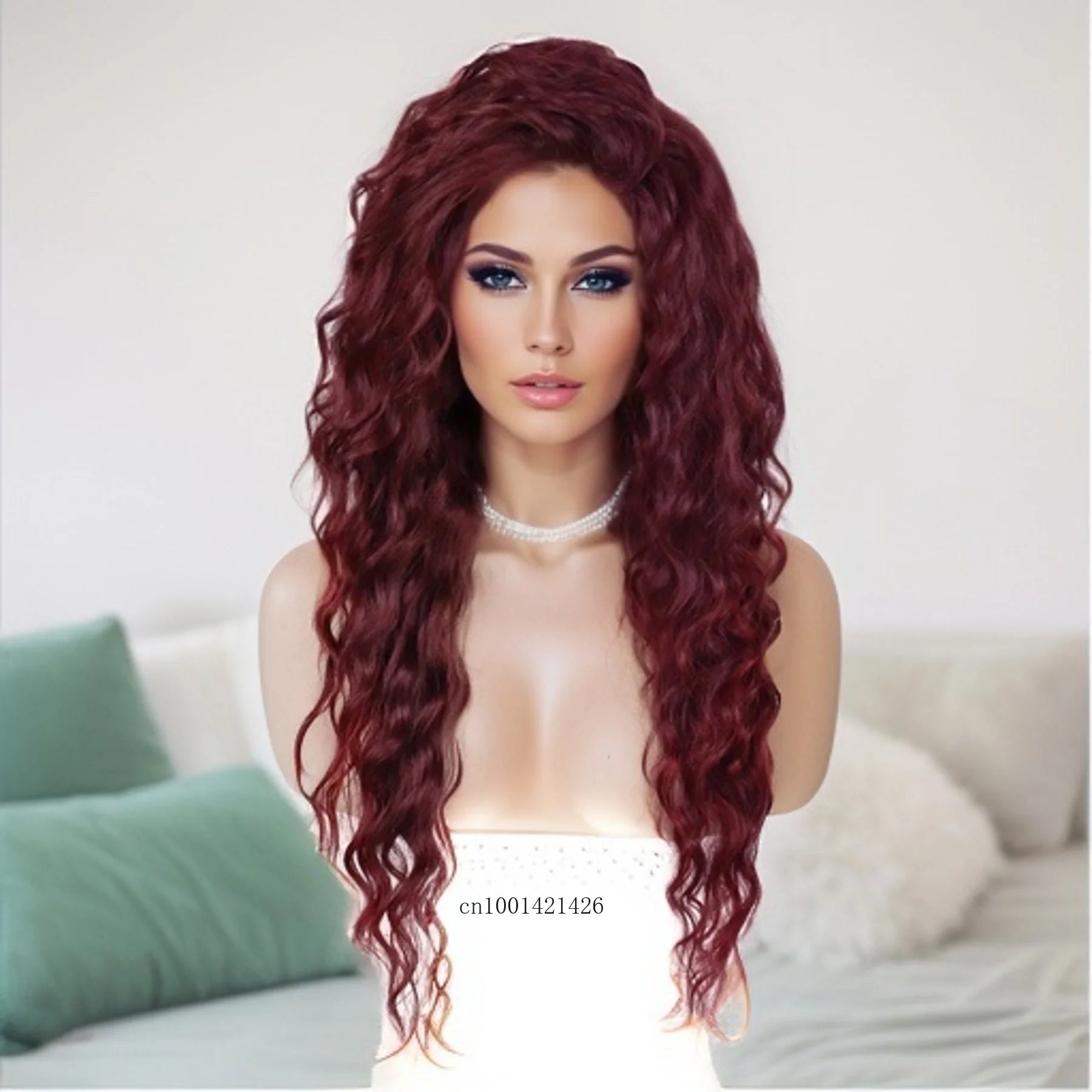Ash Blonde Synthetic Long Curly Wig for Women - Fluffy Ombre Wavy Hairpiece for Costume, Carnival & Party | Everyday Wear & Cosplay