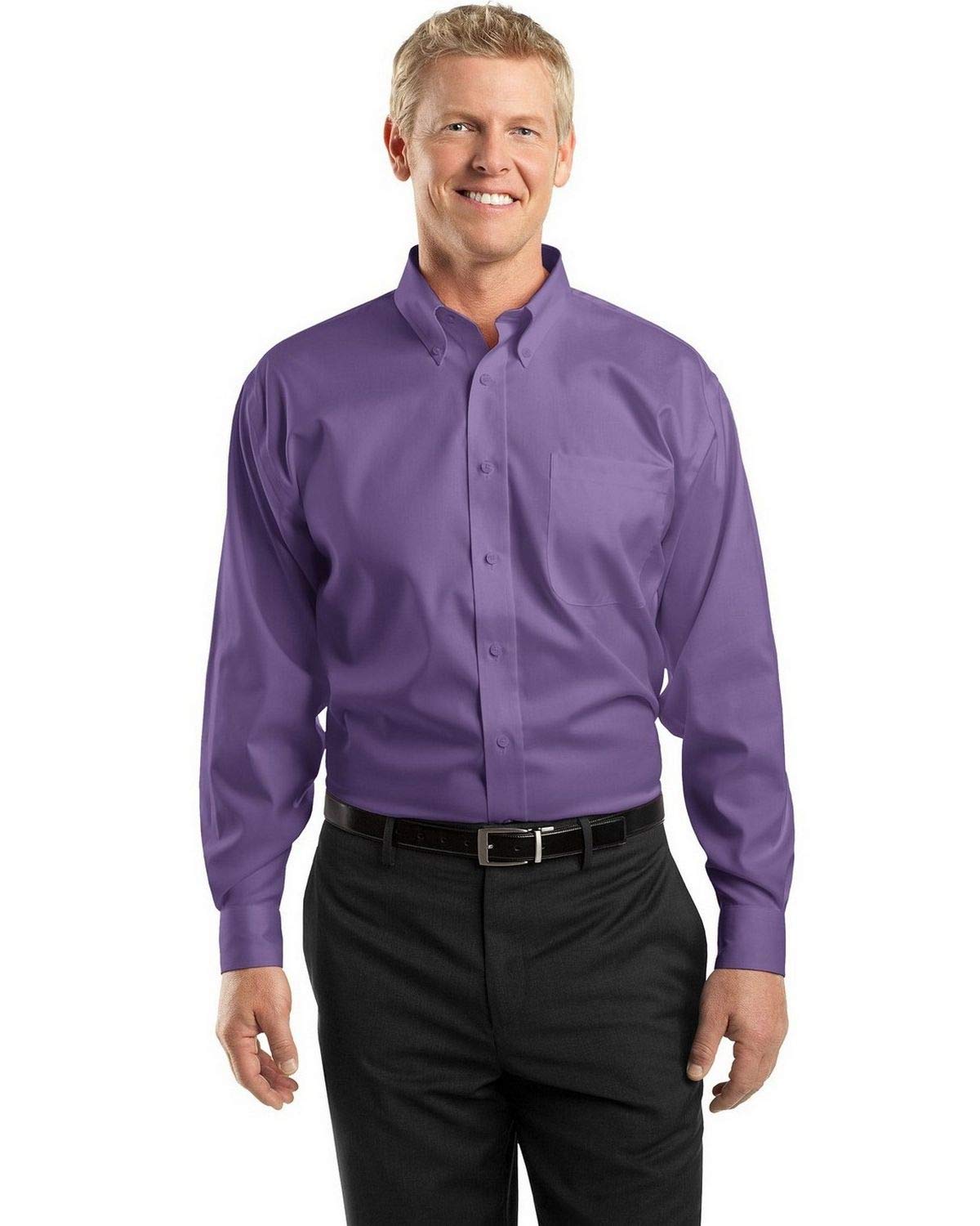 Red House Men's Non-Iron Pinpoint Oxford Shirt - Classic Slim Fit Dress Shirt for Business, Office & Formal Occasions