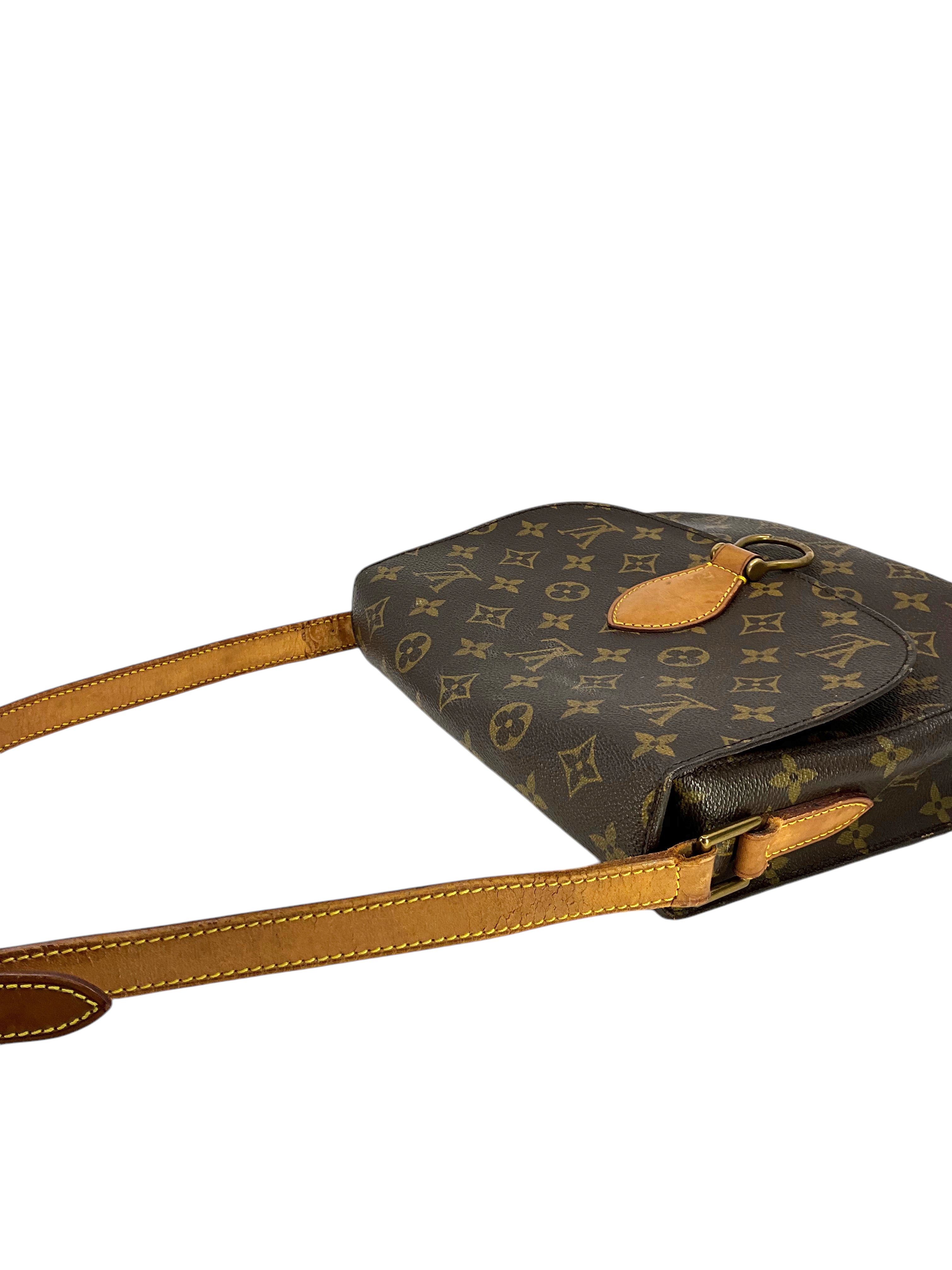 Authentic Louis Vuitton Monogram Saint Cloud MM Crossbody Bag - Luxury Leather Shoulder Bag for Women, Perfect for Travel, Shopping & Daily Use