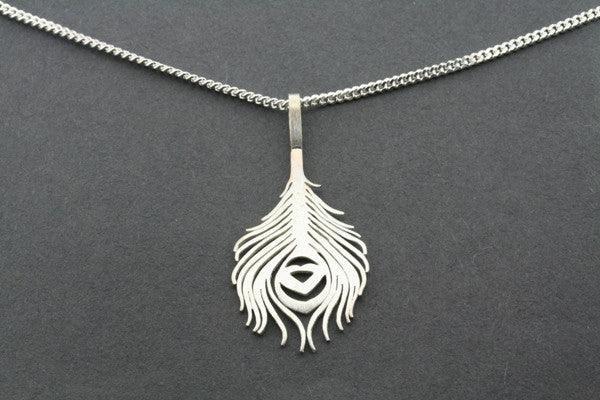 Elegant Peacock Feather Pendant Necklace with 60cm Gold/Silver Chain - Perfect for Boho Fashion, Party Jewelry & Gift Giving