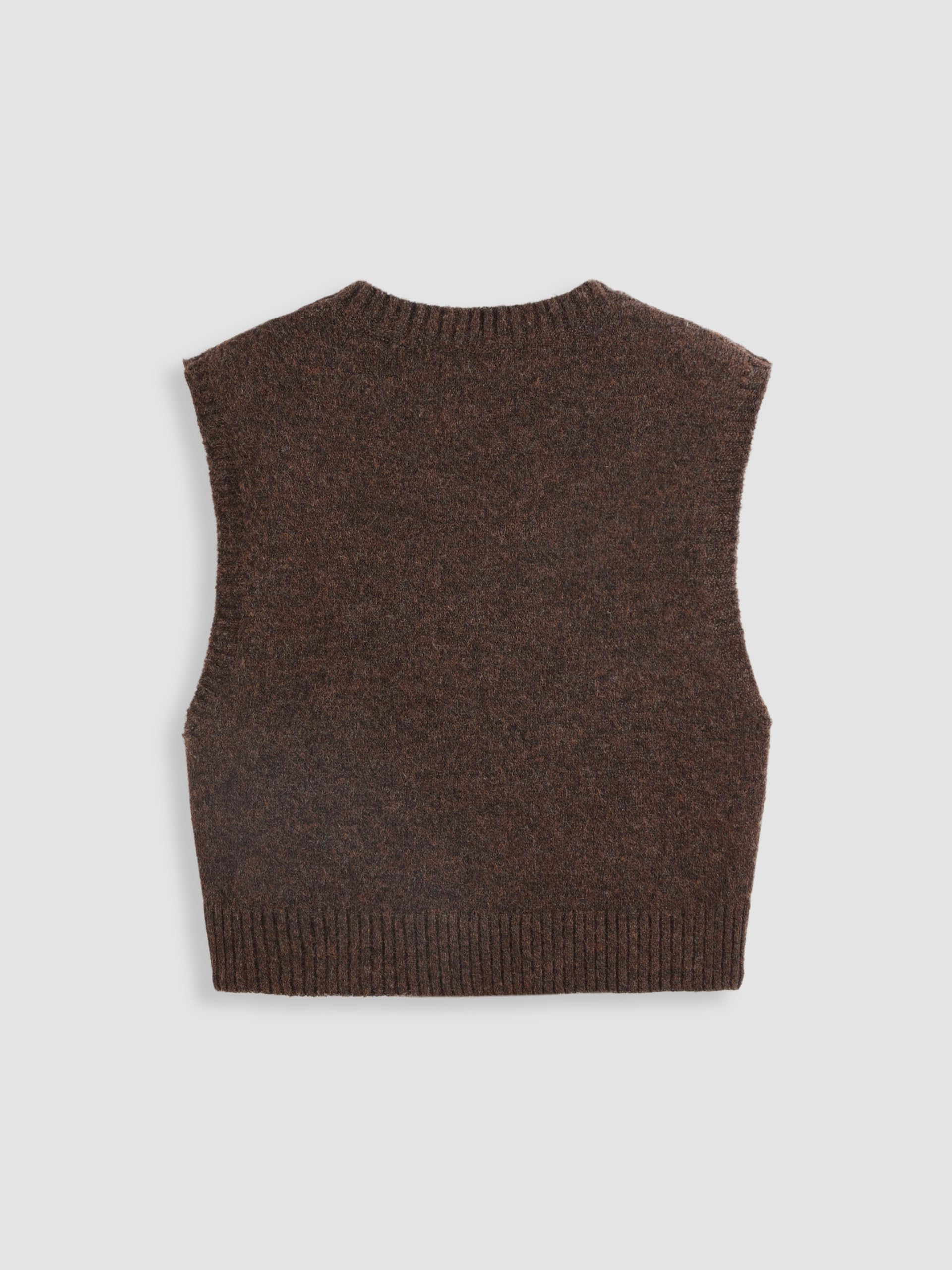 CIDER Women's Knit Wool-Blend Sleeveless Pear Graphic Sweater Vest Tank Top - Cozy Fall Layering Piece for Casual Outfits & Office Wear