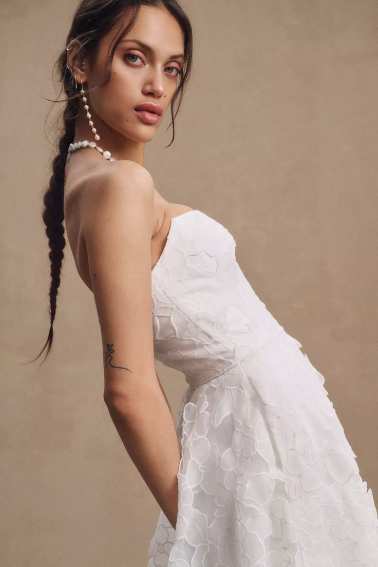 Jenny Yoo Priscilla Wedding Gown - Elegant A-Line Bridal Dress for Church Ceremony & Formal Events