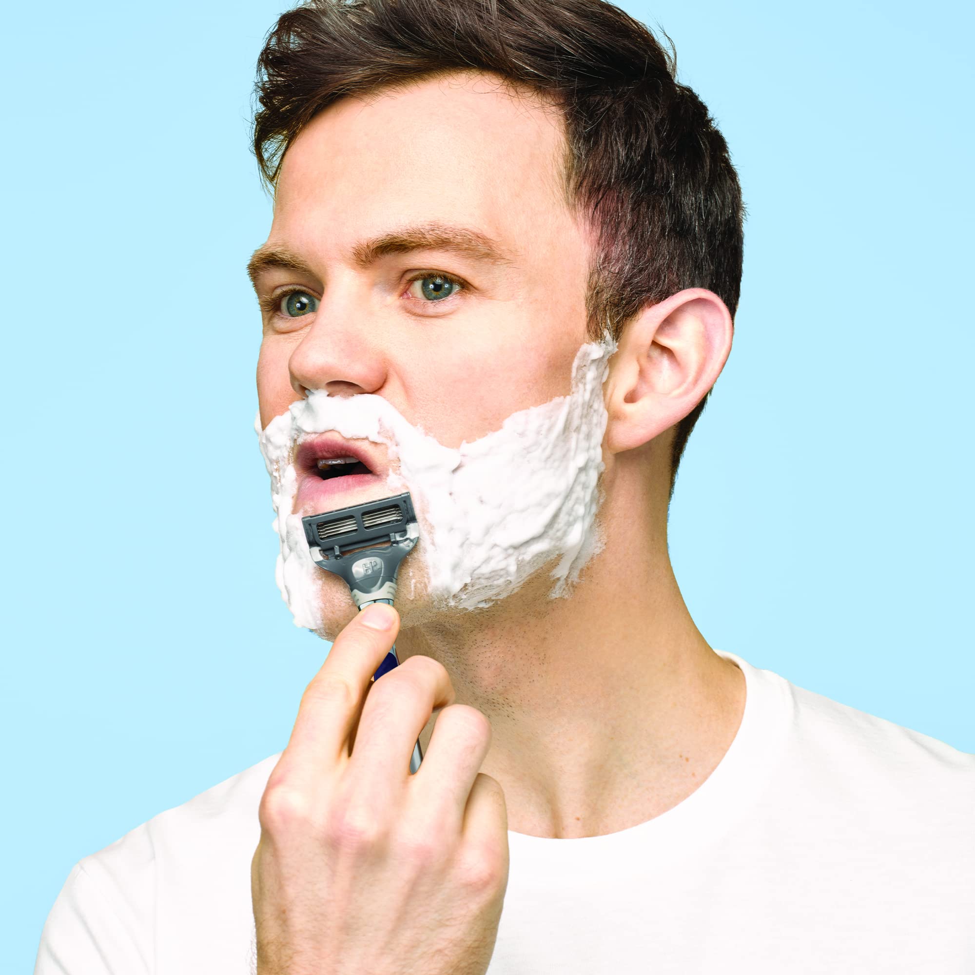 Harry's Razors for Men - Winston Shaving Set with 5 Blade Razors, Lubricating Strip & Precision Trimmer | Includes 3 Razor Blade Refills, Travel Cover & 4oz Shave Gel | Perfect for Travel, Gifts & Daily Shaving Routine