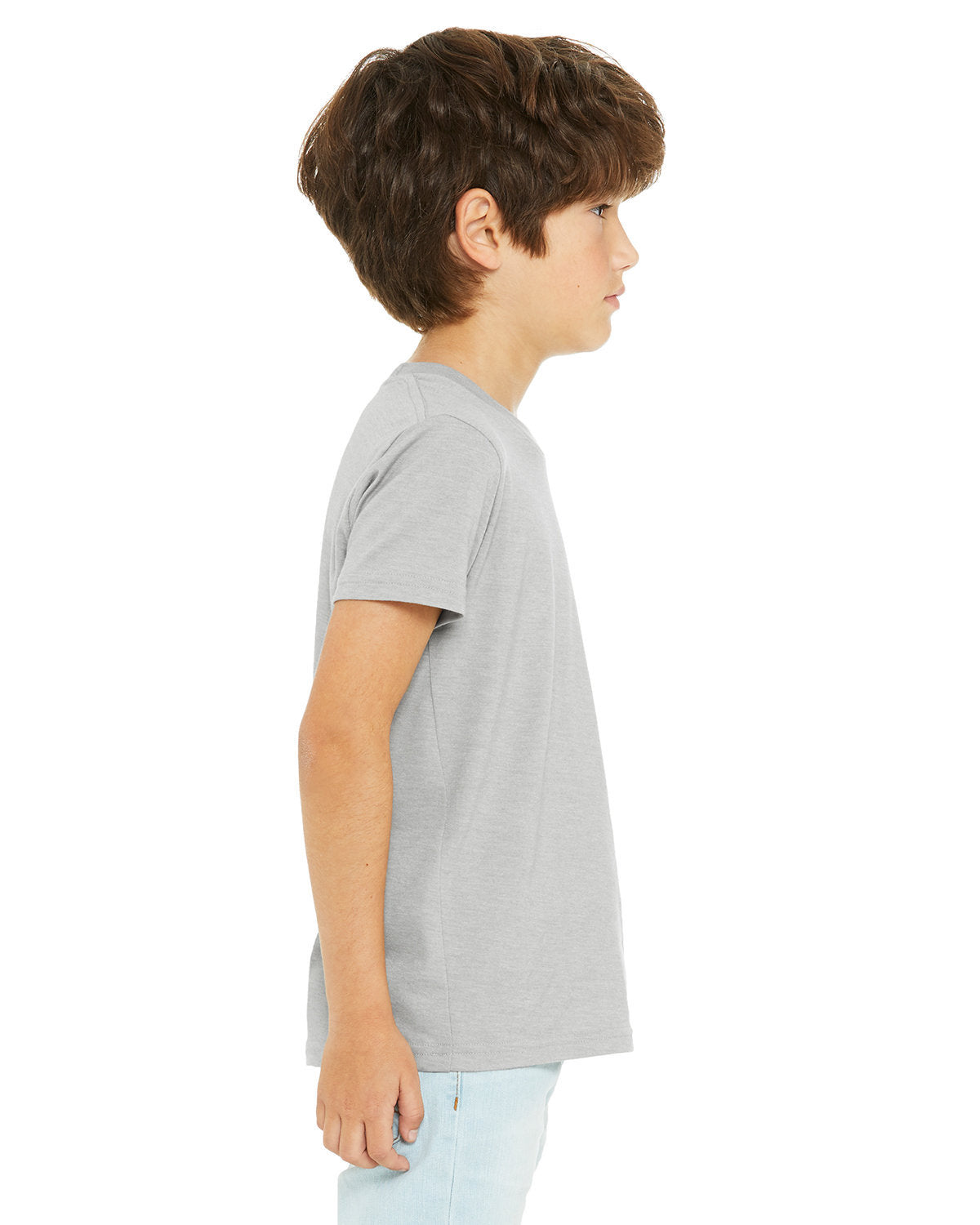 Bella + Canvas 3001YCV Youth CVC Jersey T-Shirt - Soft Cotton Blend Short Sleeve Tee for Kids | Perfect for School, Play & Everyday Wear