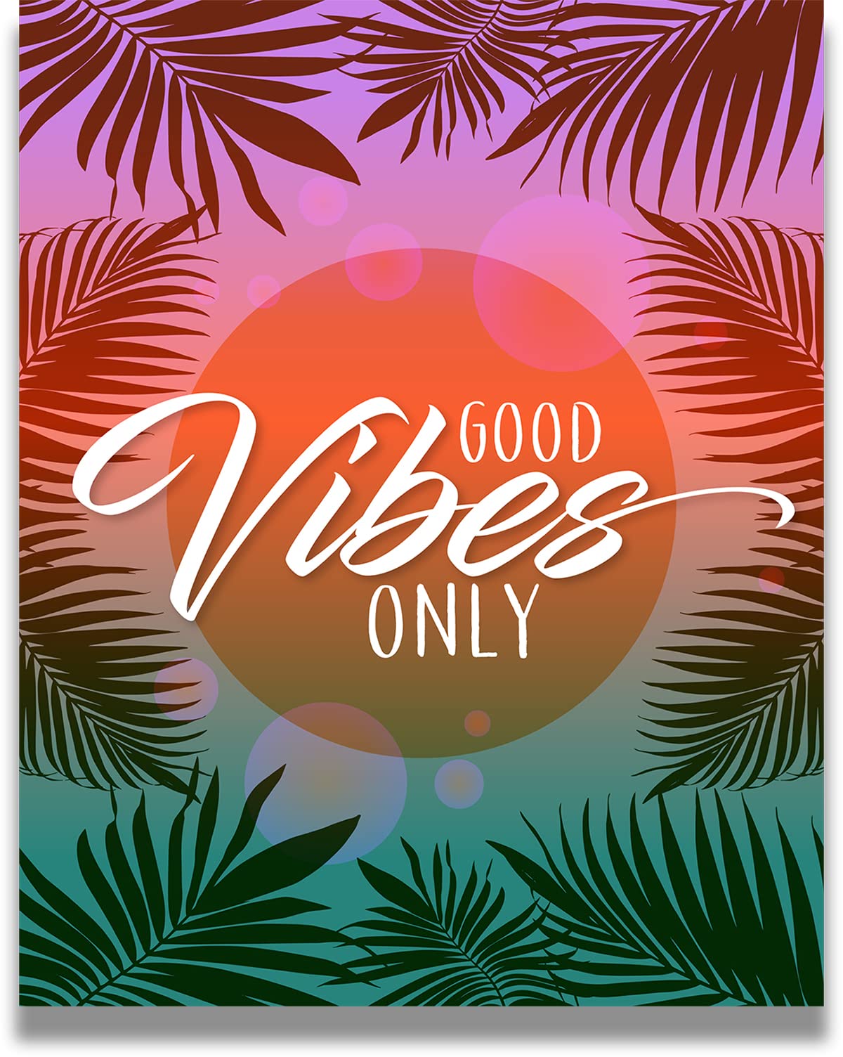 Inspirational Wall Art Prints - Positive Affirmations Decor for Bedroom, Teen Girls Room & Office Desk - 11x14 Unframed Beachy Wall Decor - Perfect for Home, Dorm & Workspace Motivation