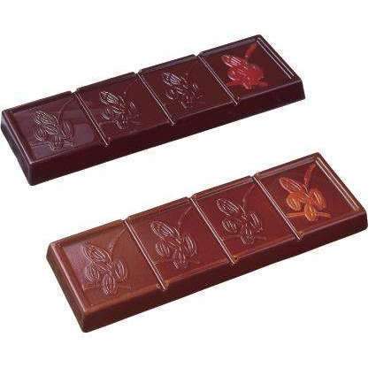 Premium 100g Cocoa Pod Decor Bar Chocolate Mold - Professional Baking Tool for DIY Chocolate Bars, Candy Making & Home Dessert Decorations (Perfect for Holidays, Parties & Gift Packaging)
