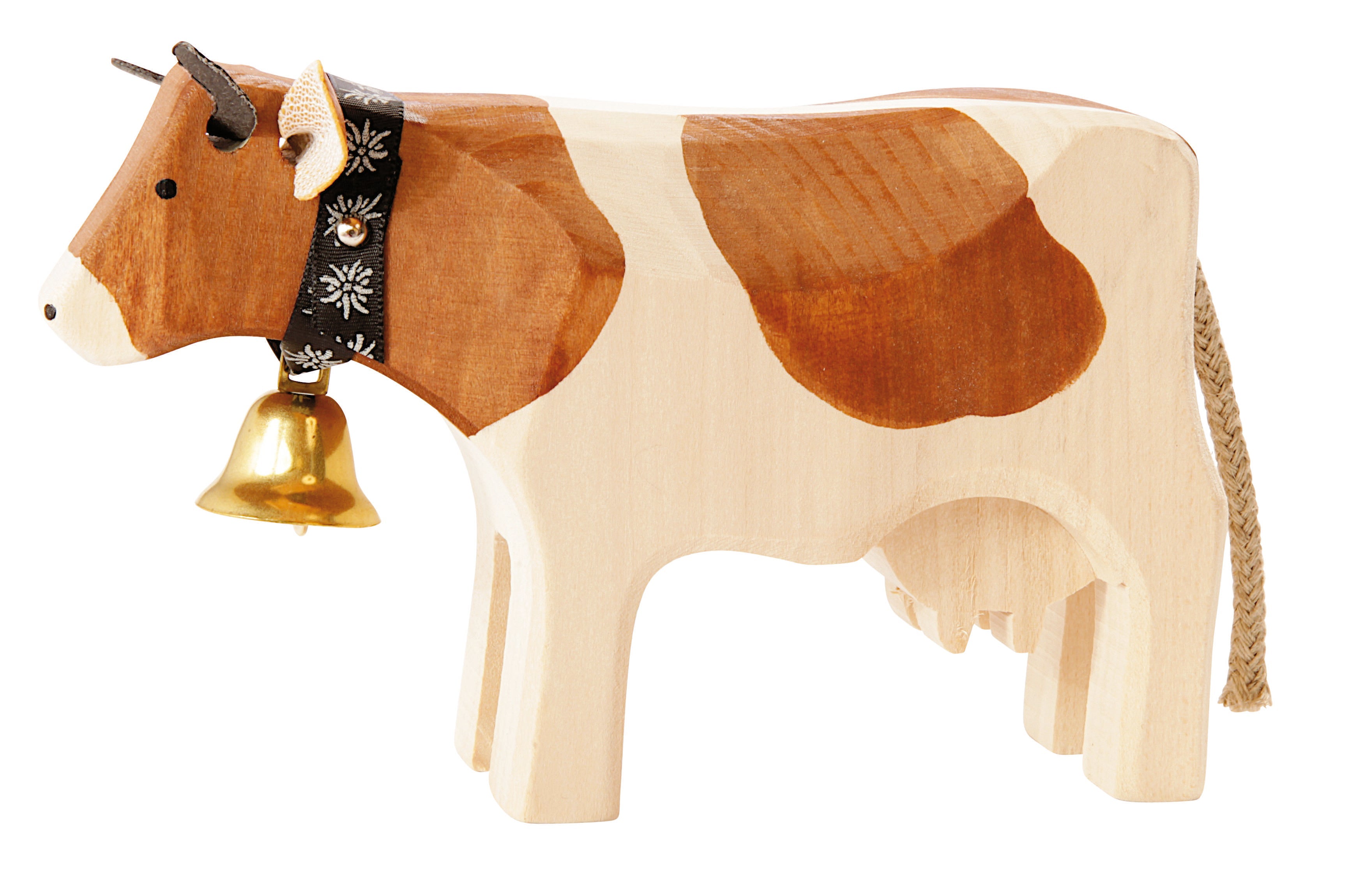 Marc Trauffer Traditional Swiss Cows Figurine - Authentic Swiss Decor for Home & Office - Perfect for Farmhouse, Alpine, and European Style Decorations