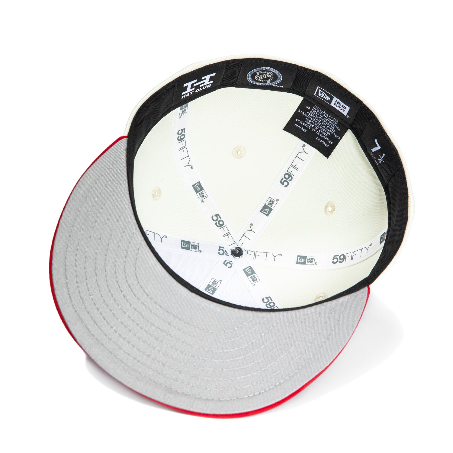 New Era 59Fifty Detroit Red Wings Snapback Hat - White with Red Logo | Official MLB Baseball Cap for Men & Women | Perfect for Games, Fan Gear & Streetwear Fashion
