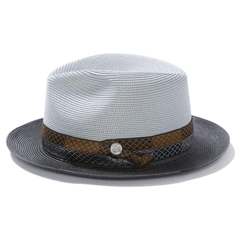 Stetson Men's Andover Florenine Milan Straw Hat - Breathable Summer Sun Hat for Outdoor Activities, Beach, Gardening, and Travel