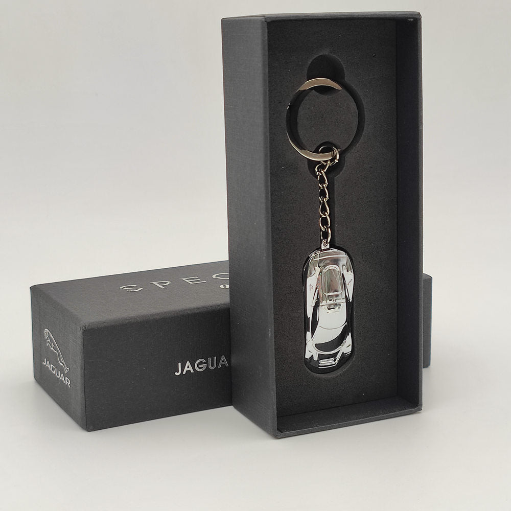 James Bond 007 Spectre Jaguar C-X75 Diecast Keychain - Silver Keyring Toy Car Gift for Fans & Collectors - Perfect for Keys, Bags, and James Bond Memorabilia Display