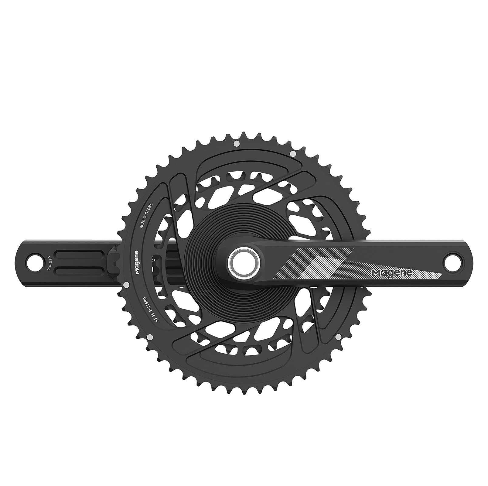 Magene P325CS Dual-Sided Power Meter Crankset - Rechargeable Cycling Power Sensor for Road & Mountain Bikes | Accurate Watts Measurement for Training & Racing