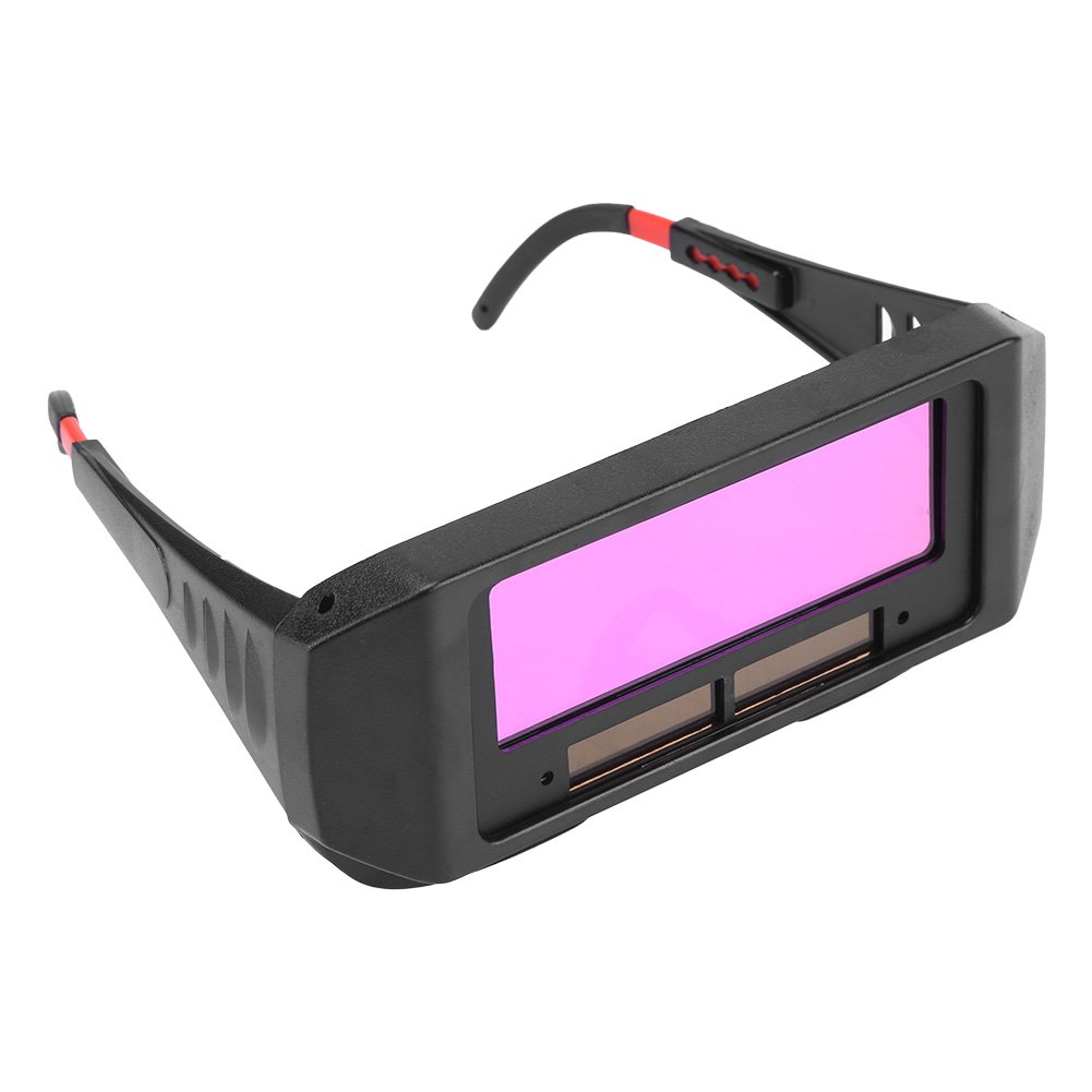 Auto Darkening Welding Goggles - Solar Powered Safety Glasses for TIG/MIG Welding - UV/IR Protection - Adjustable Shade 5-13 - Ideal for Metal Fabrication, Construction & DIY Projects