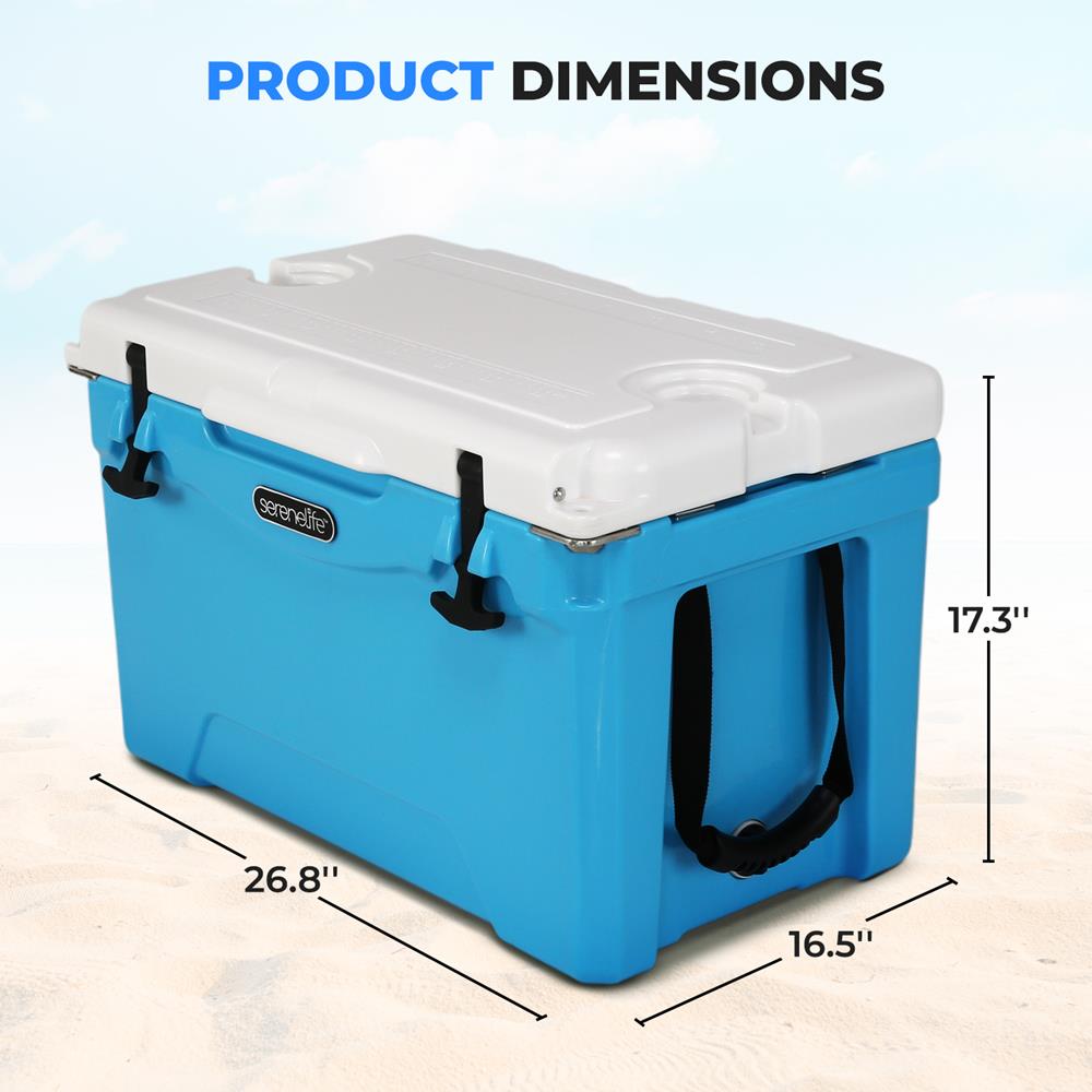 Portable Cooler Box - Insulated Ice Chest for Camping, Picnics & Outdoor Adventures - Keep Food & Drinks Cold for Hours - Compact & Lightweight Design for Easy Transport