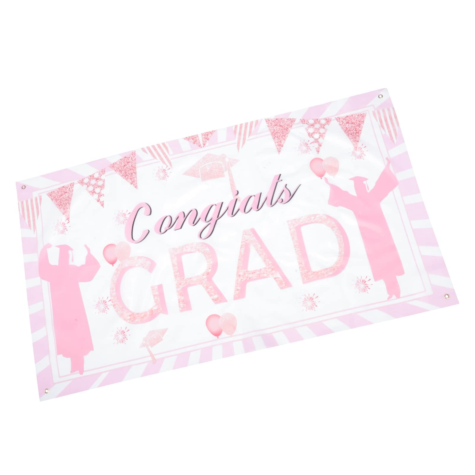 FOMIYES 2022 Graduation Banner - Outdoor Graduation Backdrop Decorations for Front Door, Office & Party - Polyester Graduation Background Cloth for Congratulation Signs & Photo Booths - Perfect for Graduation Season Celebrations