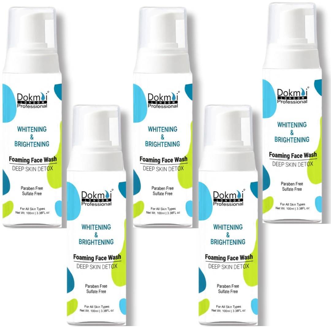 Gentle Hydrating Face Wash for Dry, Normal & Sensitive Skin - 100ml Moisturizing Cleanser for All Skin Types (Pack of 5) | Daily Skincare Routine, Morning & Night Use, Travel-Friendly Size