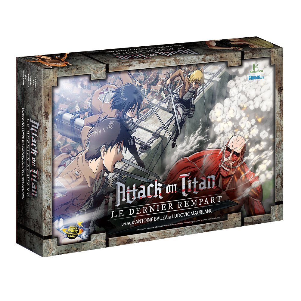 Attack on Titan: The Last Stand Board Game - French Edition | Strategy Tabletop Game for Anime Fans & Collectors | Perfect for Game Nights & Themed Parties