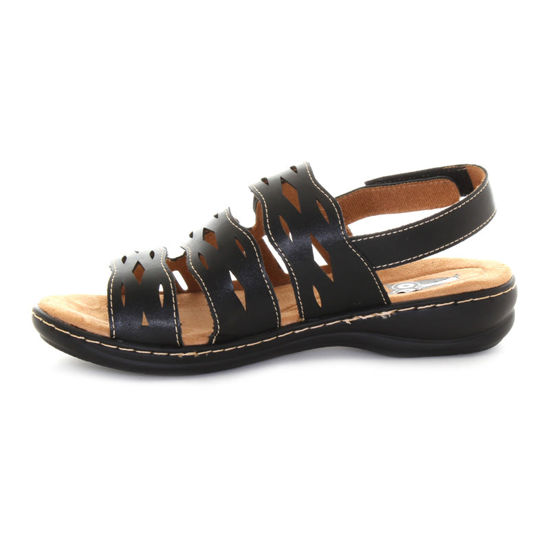 Women's Comfortable Dolly Sandals with Adjustable Back Strap - Casual Summer Shoes for Beach, Walking & Outdoor Activities