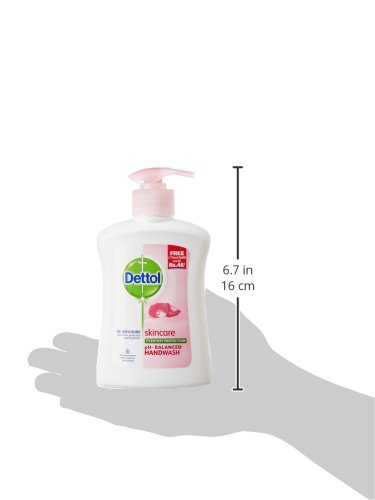 Dettol Antibacterial Liquid Hand Wash 200ml with Refill 185ml - Kills 99.9% Germs - Moisturizing Skin Care Soap for Kitchen, Bathroom & Travel Use