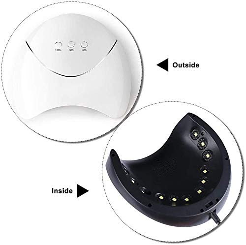 Professional 36W UV LED Nail Lamp Dryer with Auto Sensor & 3 Timer Settings - Fast Curing for Gel Polish - Perfect for Salon & Home Manicure - Ideal for Nail Art, Gel Extensions & DIY Nail Care