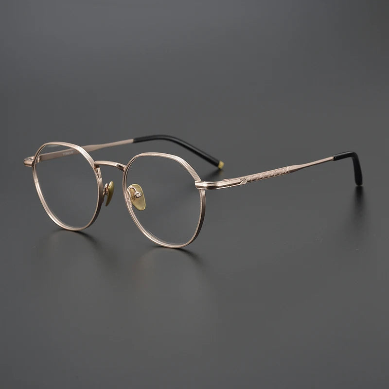 Stylish Black Titanium Oval Eyeglasses for Women - Lightweight Full Rim Flat Top Frame 41386 | Perfect for Work, Reading & Everyday Fashion Accessory
