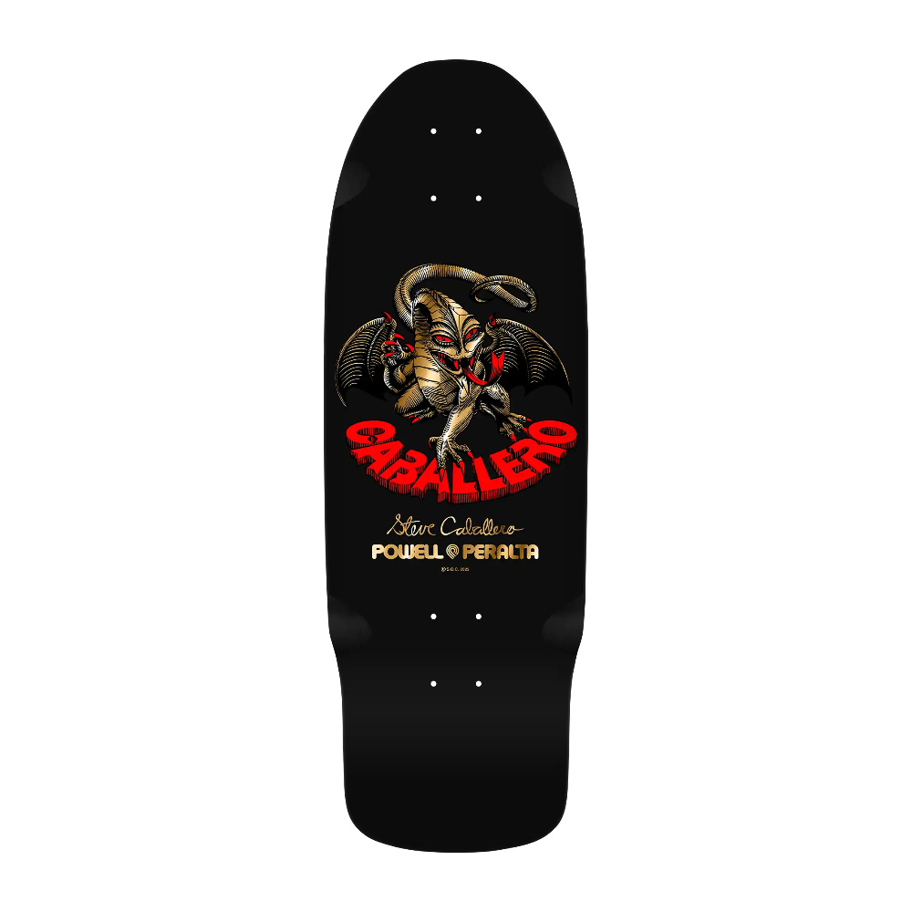 Powell Peralta Bones Brigade 16 Caballero 10.09 Skateboard Deck - Classic Vintage Design for Professional & Street Skaters - Perfect for Tricks, Commuting & Skatepark Sessions