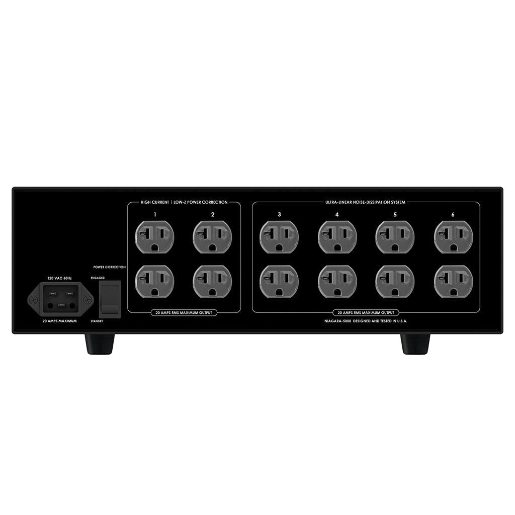 AudioQuest Niagara 5000 Power Conditioner - Premium Noise Filter & Voltage Regulator for Home Theater & Audiophile Systems - Perfect for Hi-Fi Audio, Gaming & Home Entertainment Setup