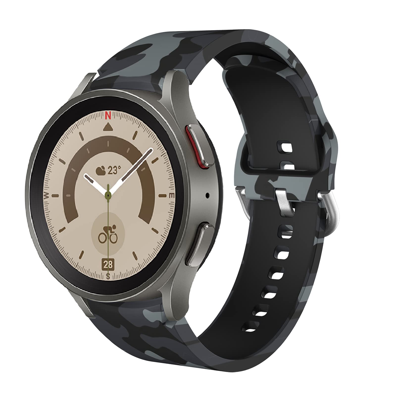 VeveXiao Soft Silicone Strap for Samsung Galaxy Watch 6/5/4 (40mm/44mm) & Watch 5 Pro/4 Classic (42mm/46mm) & Watch 6 Classic (43mm/47mm) - Comfortable Durable Replacement Band for Workout, Running, Swimming