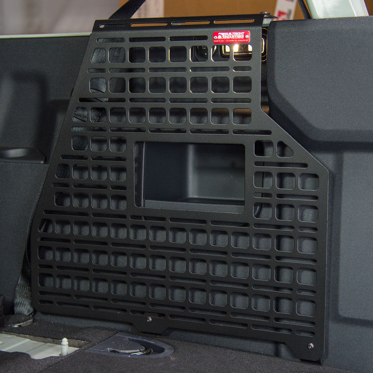 2021-2024 Ford Bronco 2 Door MOLLE Cargo Panel - Passenger Side by Builtright Industries | Durable Storage Solution for Off-Road Gear & Camping Accessories