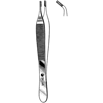 Adson Brown Tissue Forceps 4 3/4