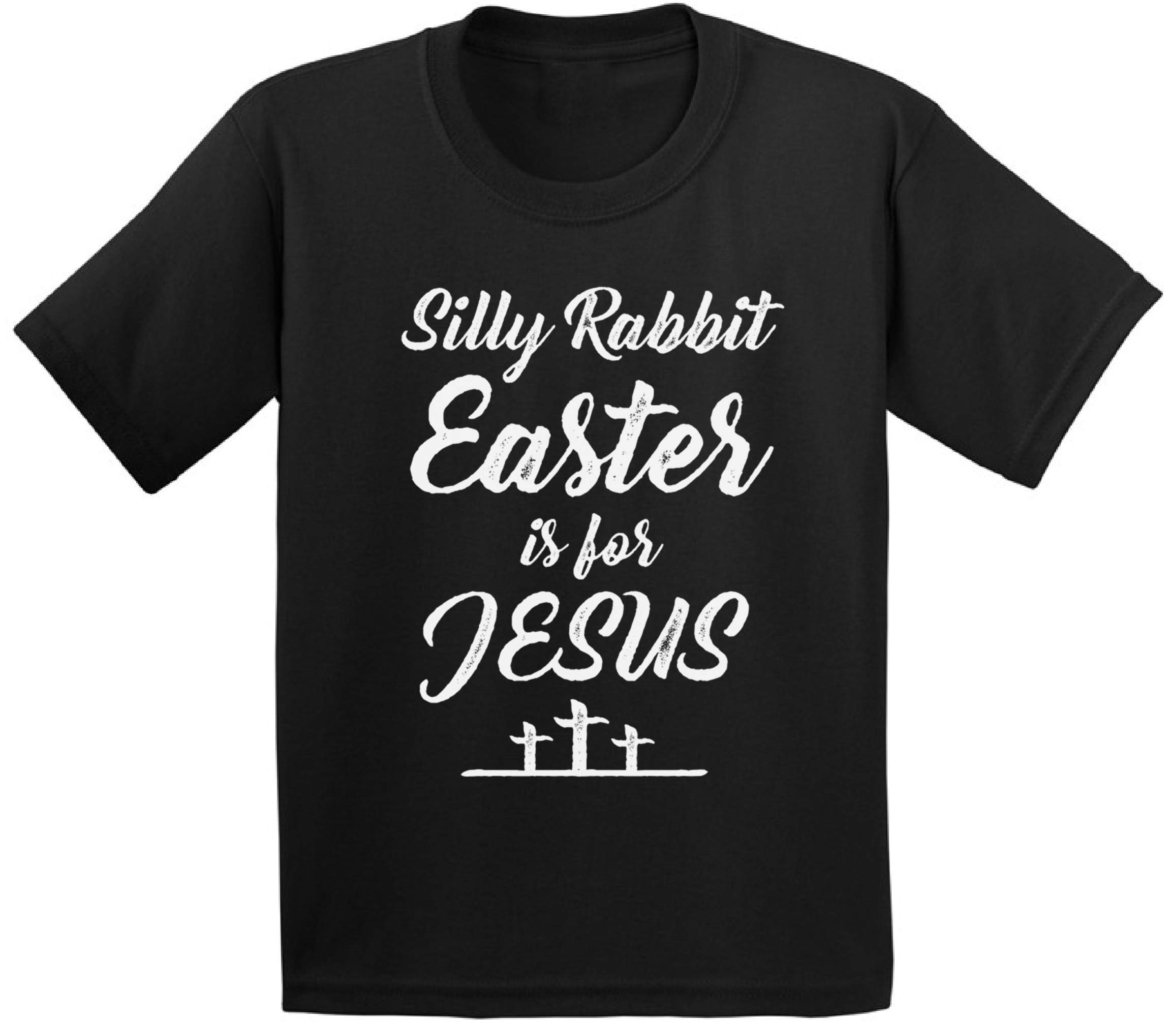 Easter T-Shirt for Toddlers - Silly Rabbit Easter is for Jesus Cute Holiday Outfit | Funny Easter Church, Egg Hunt & Family Gathering Apparel