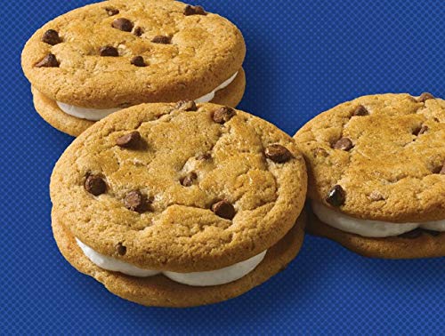 Little Debbie Chocolate Chip Creme Pie - 48 Pack (6 Boxes of 8) | Individually Wrapped Snack Pies | Perfect for School Lunches, Office Snacks & Party Treats