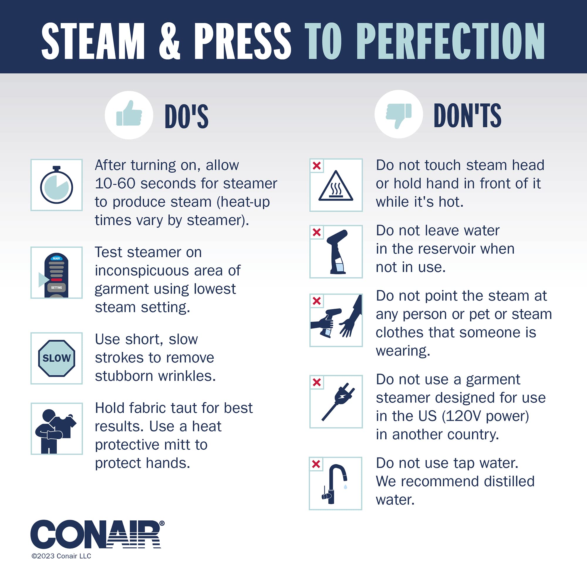 Conair GS59B Turbo ExtremeSteam 1875W Handheld Garment Steamer - Portable & Powerful for Wrinkles, Clothes, Dresses, Suits - Quick & Easy Home & Travel Use - Amazon Exclusive in Black