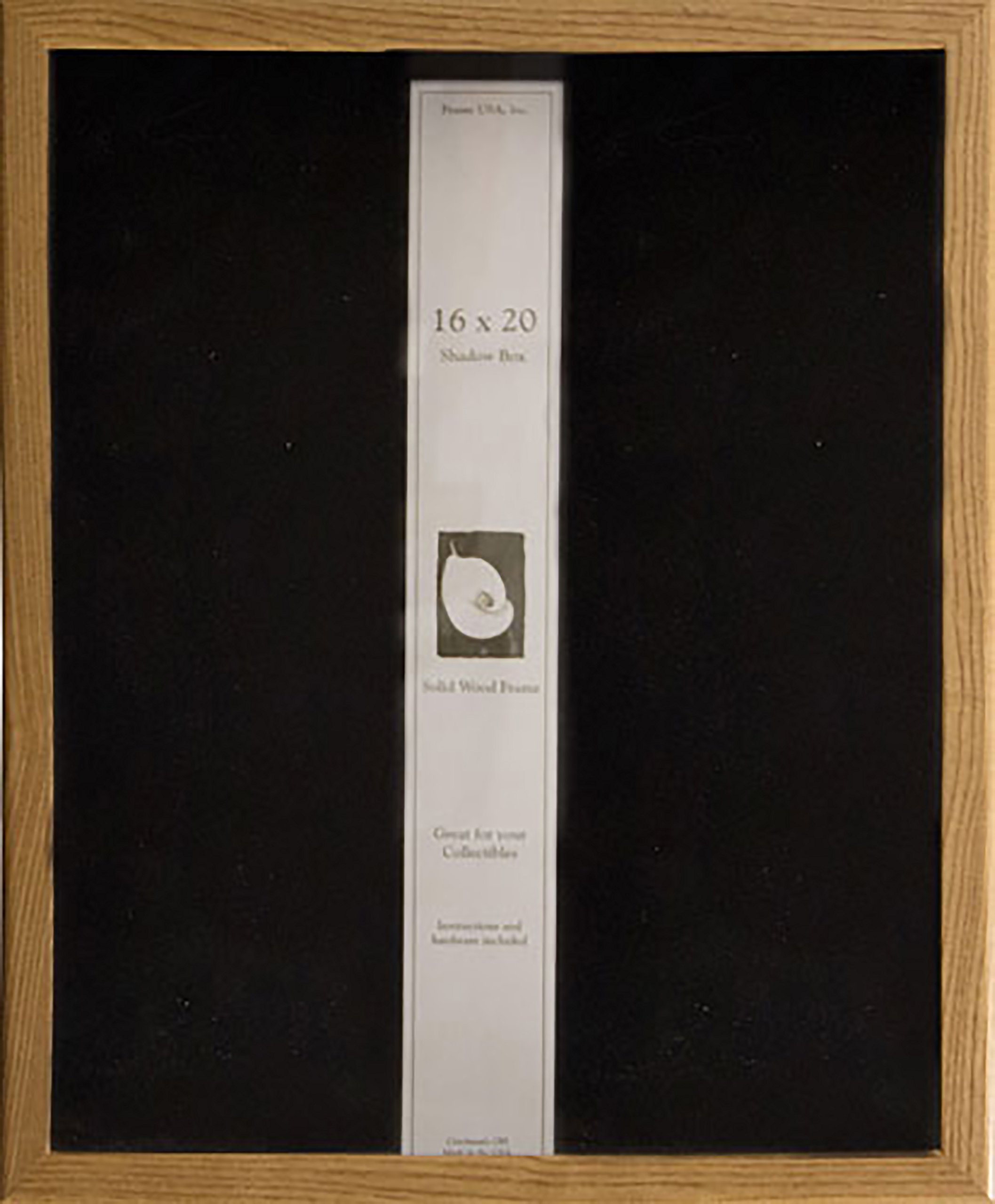 16x20 Honey Wood Shadow Box Frame USA - Premium Display Case for Collectibles, Awards & Memorabilia - Perfect for Home Decor, Office Display & Gift Giving