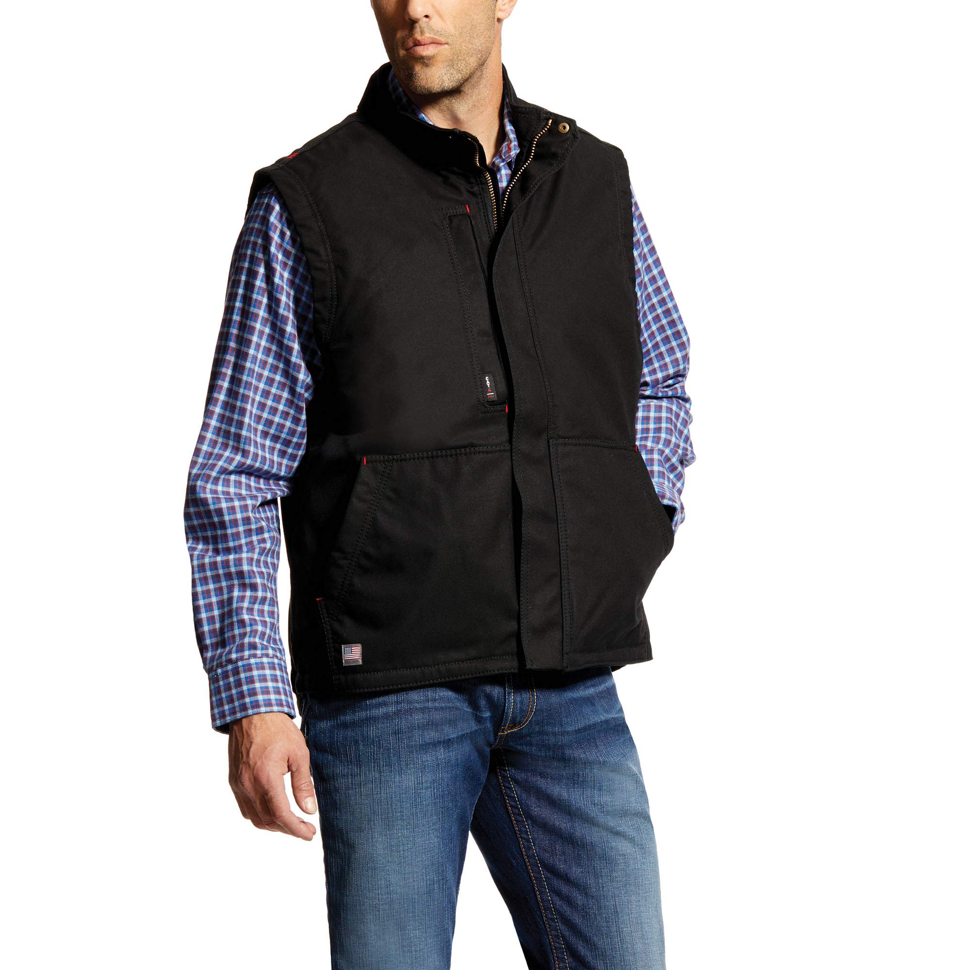 Ariat Men's FR Workhorse Insulated Vest - Flame Resistant Work Vest for Outdoor Jobs & Cold Weather Protection