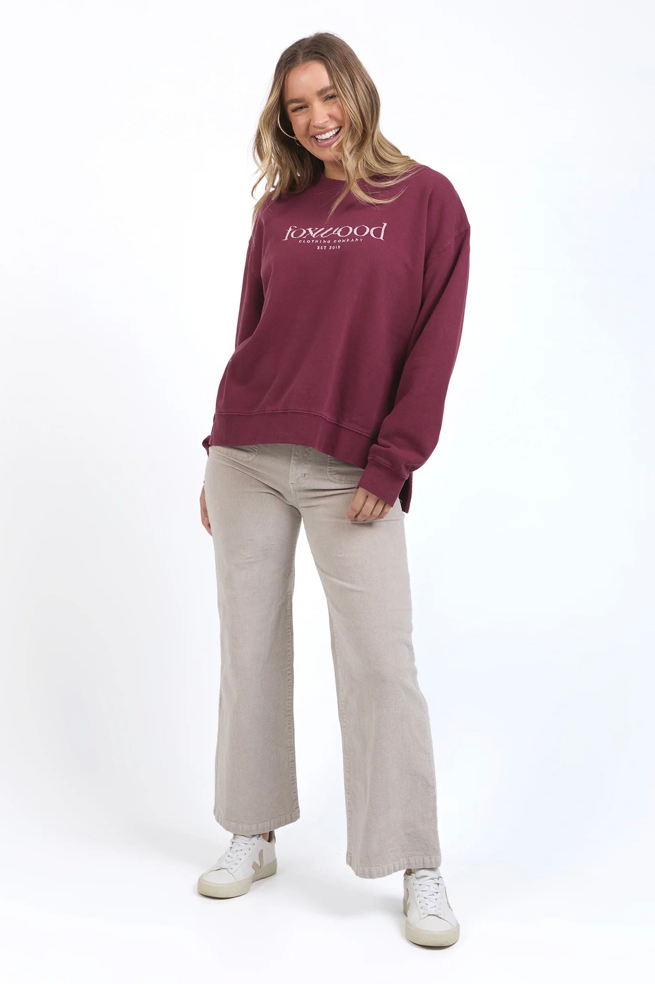 Berry Logo Crew Sweatshirt - Soft Cotton Pullover Hoodie for Men & Women - Perfect for Casual Wear, Street Style & Loungewear