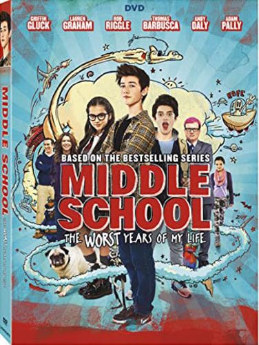 Middle School: The Worst Years Of My Life DVD - Comedy Movie for Teens & Family Movie Night - Perfect for Birthday Gifts and Weekend Entertainment
