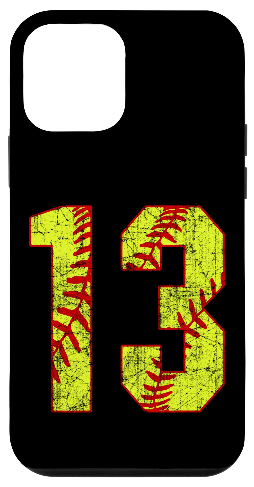 iPhone 12 Mini Softball Case #13 - Fast Pitch Protective Phone Cover for Softball Moms & Players | Perfect Gift for Sports Lovers & Team Supporters