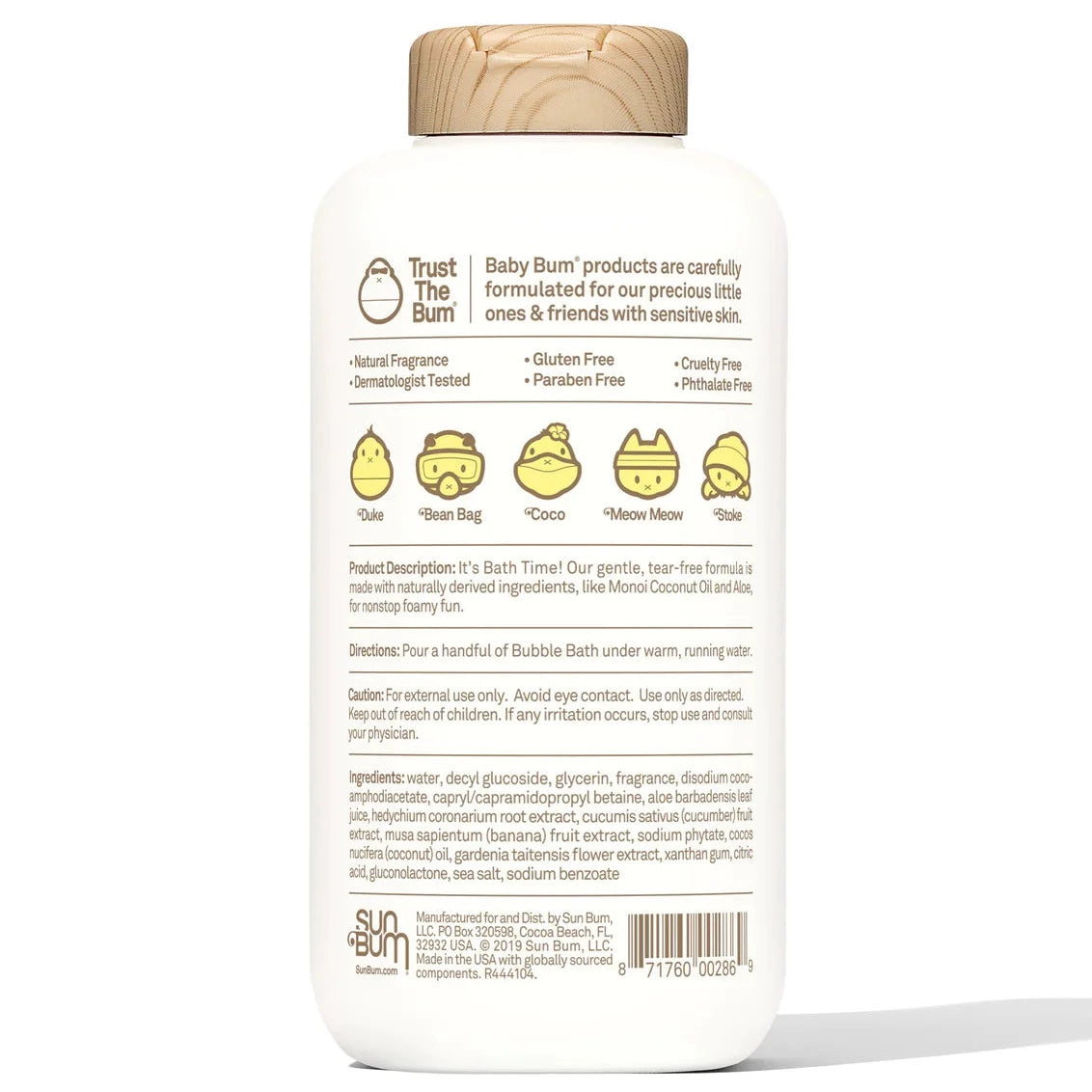 Baby Bum Bubble Bath - Gentle Foaming Wash for Babies & Kids | Perfect for Sensitive Skin & Relaxing Bath Time