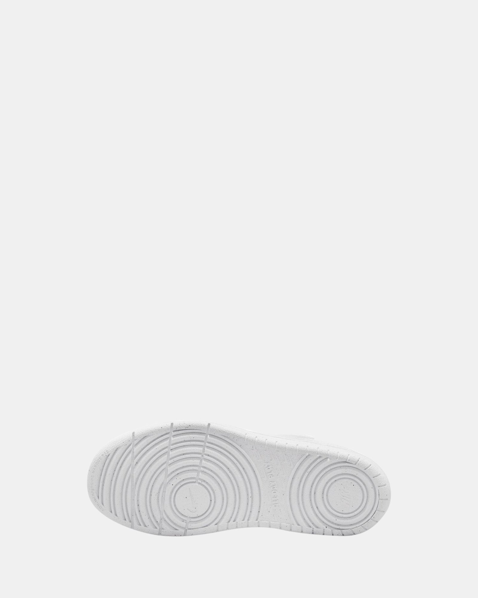 Court Borough Low Recraft Pre School Sneakers - White/White - Comfortable Kids Shoes for School & Playtime