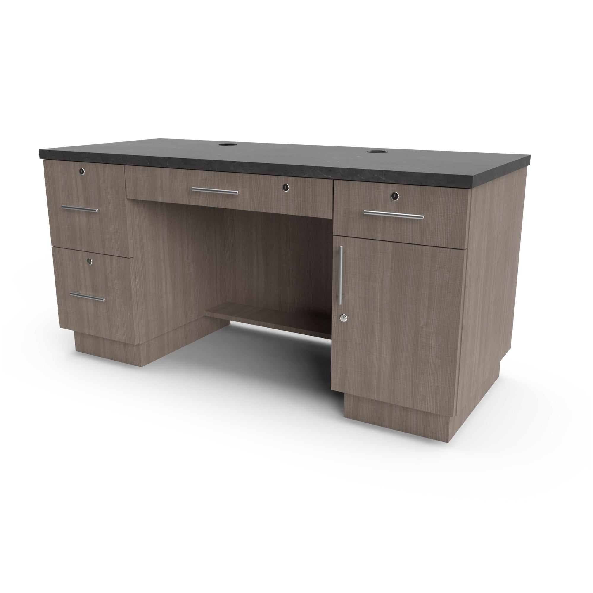 Ergonomic Instructor Desk - Adjustable Standing Desk for Teachers & Professors - Perfect for Classrooms, Home Offices & Online Teaching
